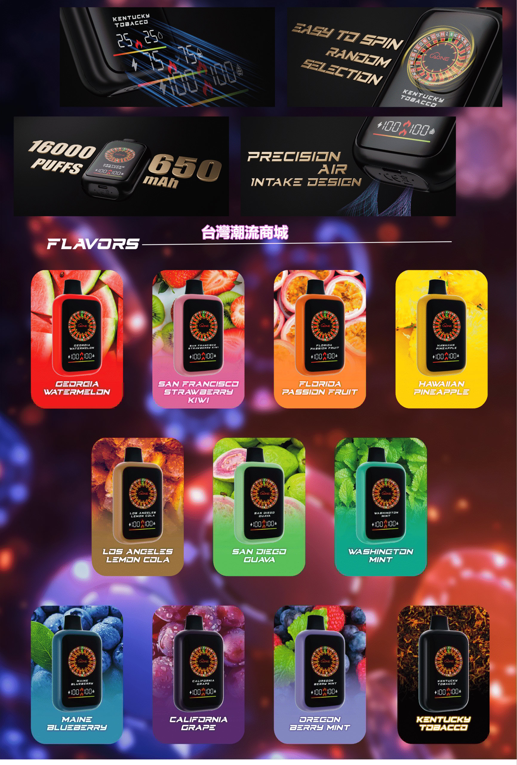 AONE VAPE CasinoX 16000Puffs
